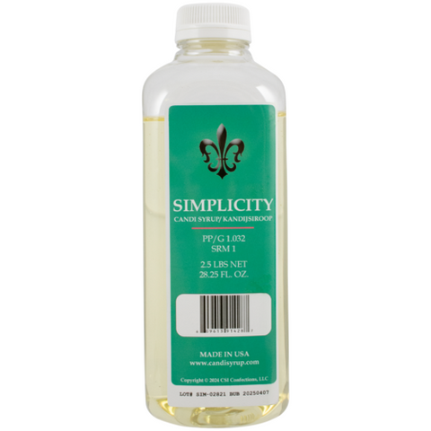 Clear Belgian Candi Syrup (2.5LBS)