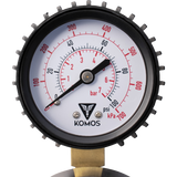 Regulator, CO2, KOMOS, Dual Body 1/4" Check Valve