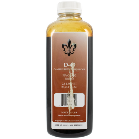 Amber Belgian Candi Syrup - D-45 (2.5LBS)