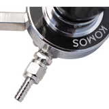 Regulator, CO2, KOMOS, Dual Body 1/4" Check Valve