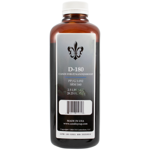 Extra Dark Belgian Candi Syrup | D-180  (2.5 LBS)