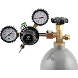 Regulator, CO2, KOMOS, 1/4" Check Valve