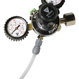 Regulator, CO2, KOMOS, 1/4" Check Valve
