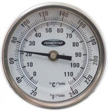 Dial Thermometer, 3" Face x 2.5" Probe - Doc's Cellar