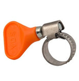 Easy Turn Hose Clamp Large - Orange - Doc's Cellar