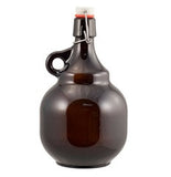 Amber Growler, Potbelly, 2 Liter - Doc's Cellar